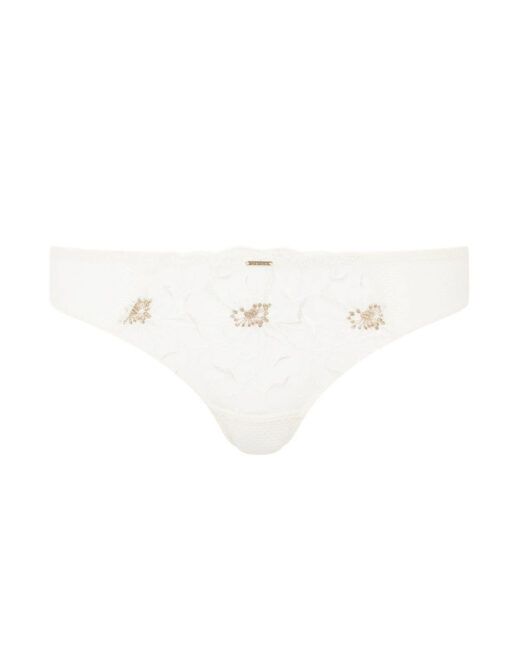 chantelle fleurs stringtruse ivory gold