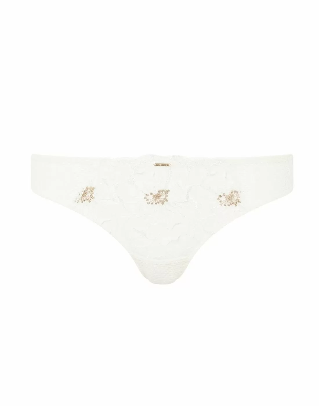 chantelle fleurs stringtruse ivory gold