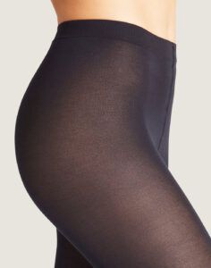 falke cotton touch bomull strømpebukse marine blå