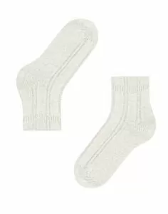 falke bedsock ullsokk offwhite hvit