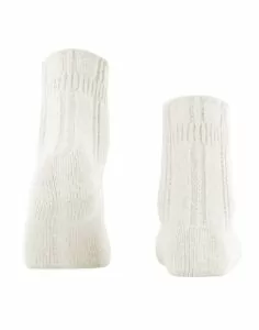 falke bedsock ullsokk offwhite hvit