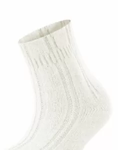 falke bedsock ullsokk offwhite hvit