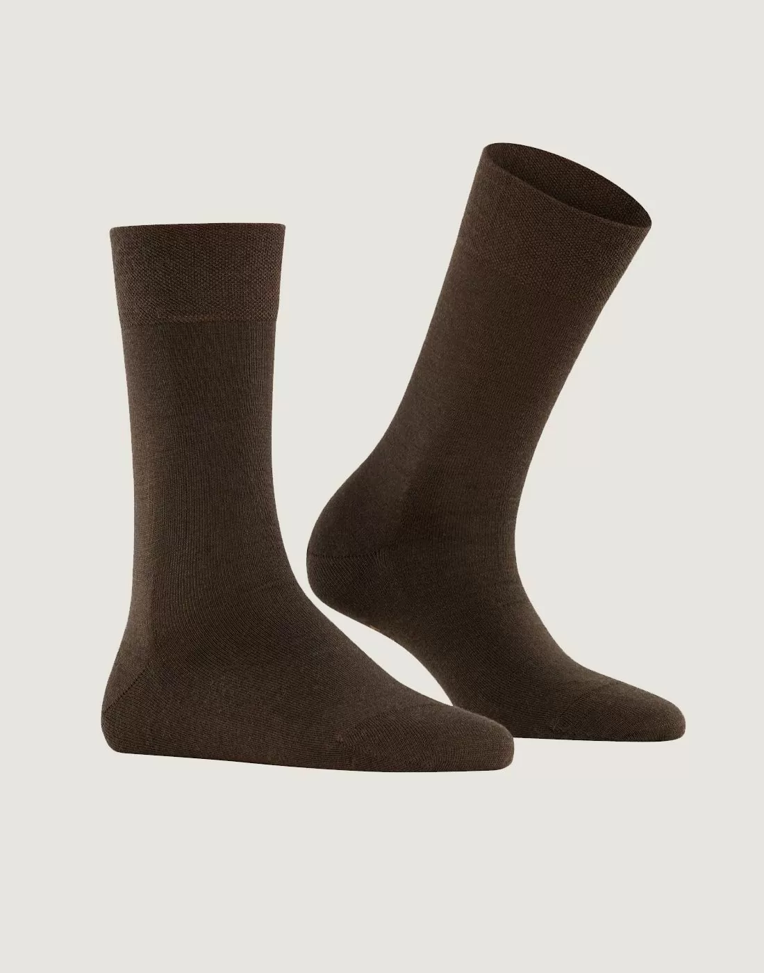 falke sensitive berlin ullsokk dark brown brun