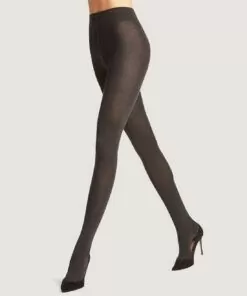 falke softmerino ull strømpebukse anthra mel