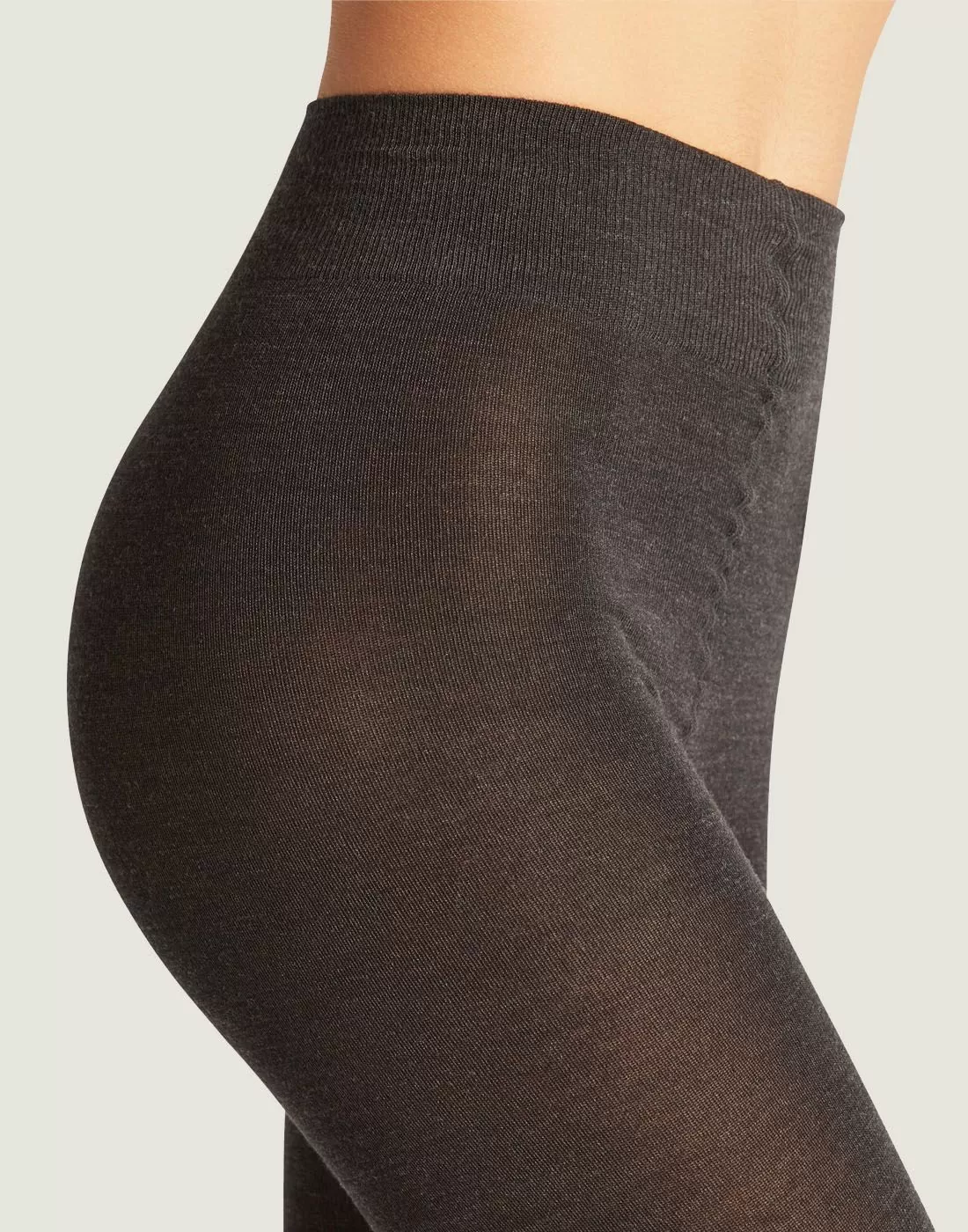 falke softmerino ull strømpebukse anthra mel