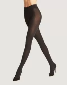 falke softmerino ull strømpebukse svart black
