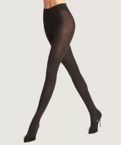 falke softmerino ull strømpebukse svart black