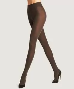 falke softmerino ull strømpebukse dark brown brun