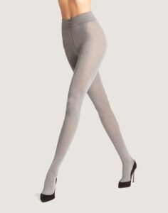 falke softmerino ull strømpebukse light grey grå