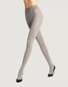 falke softmerino ull strømpebukse light grey grå