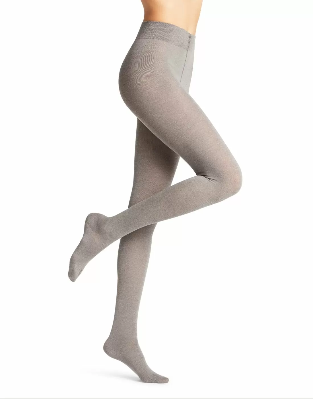 falke softmerino ull strømpebukse light grey grå