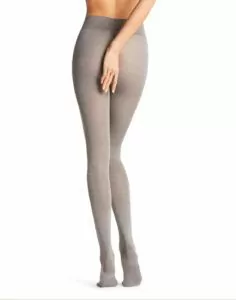 falke softmerino ull strømpebukse light grey grå