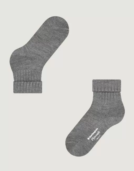 falke plymouth ullsokk dark grey