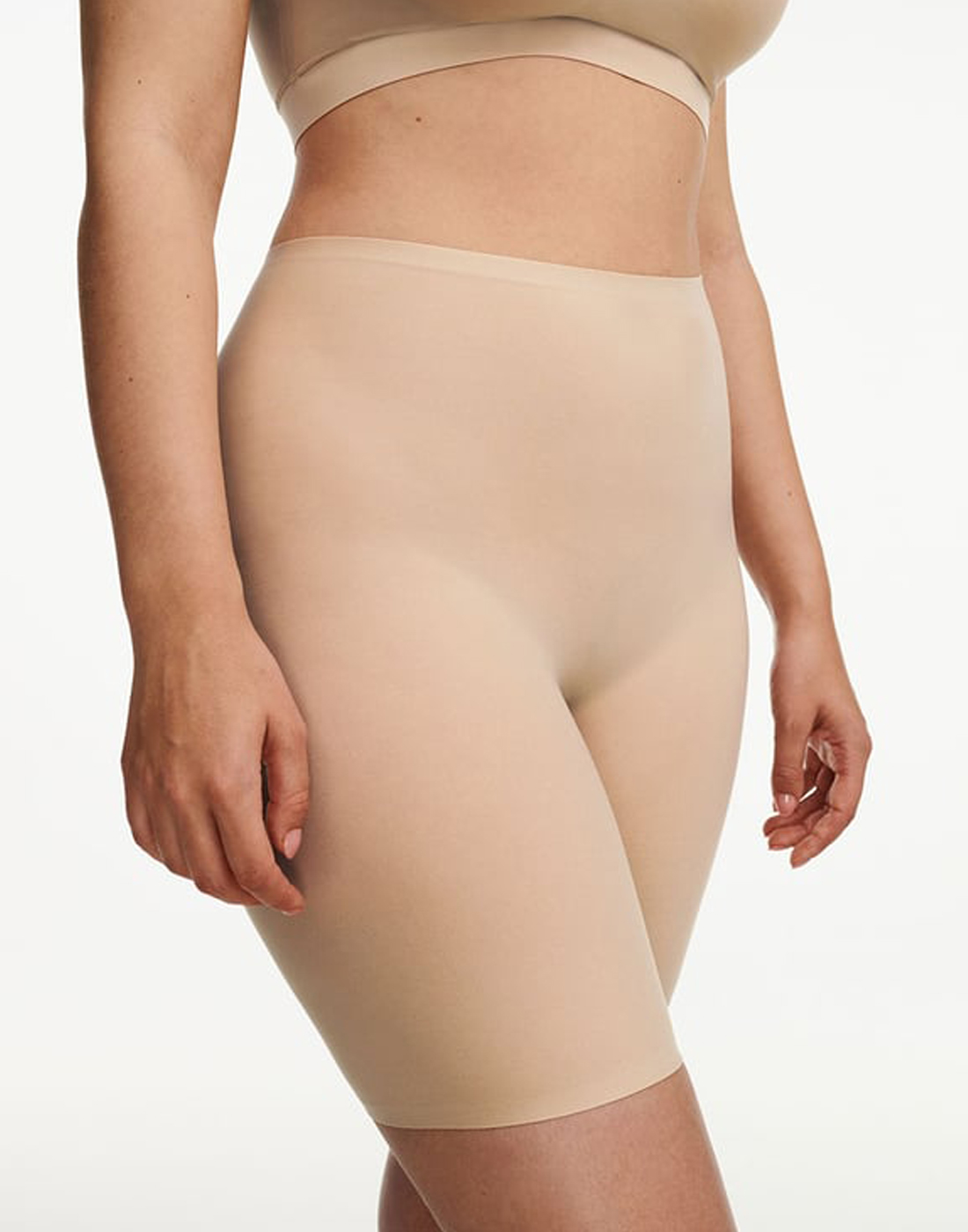 chantelle soft stretch shorts beige