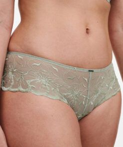 chantelle fleurs hipster string truse green tea