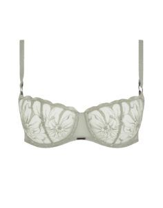 chantelle fleurs demi BH green tea