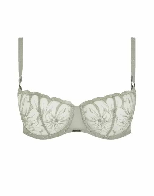 chantelle fleurs demi BH green tea