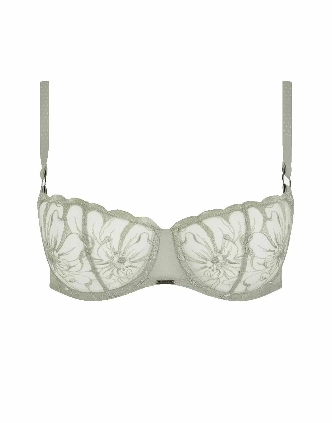 chantelle fleurs demi BH green tea