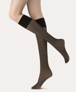 oroblu jeune 20 knestrømpe black svart