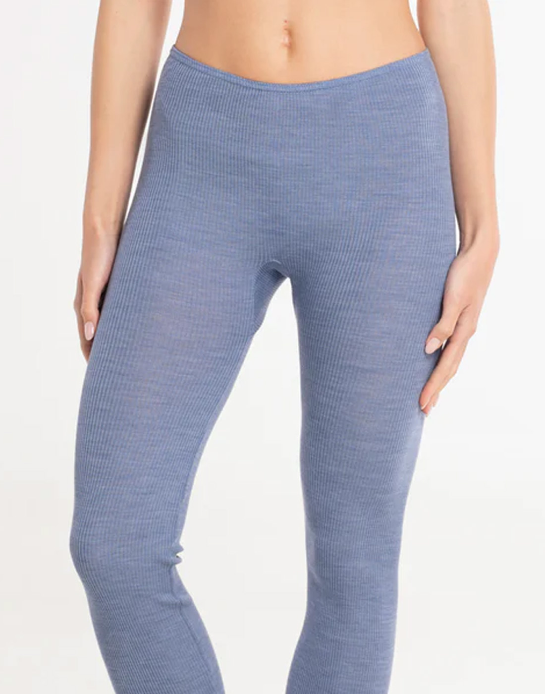 oscalito stillongs ull silke ortensia blå