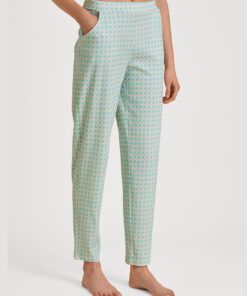 pysjbukse,bukse,kosebukse,nattøy,sleepwear,calida,grønn,bomull