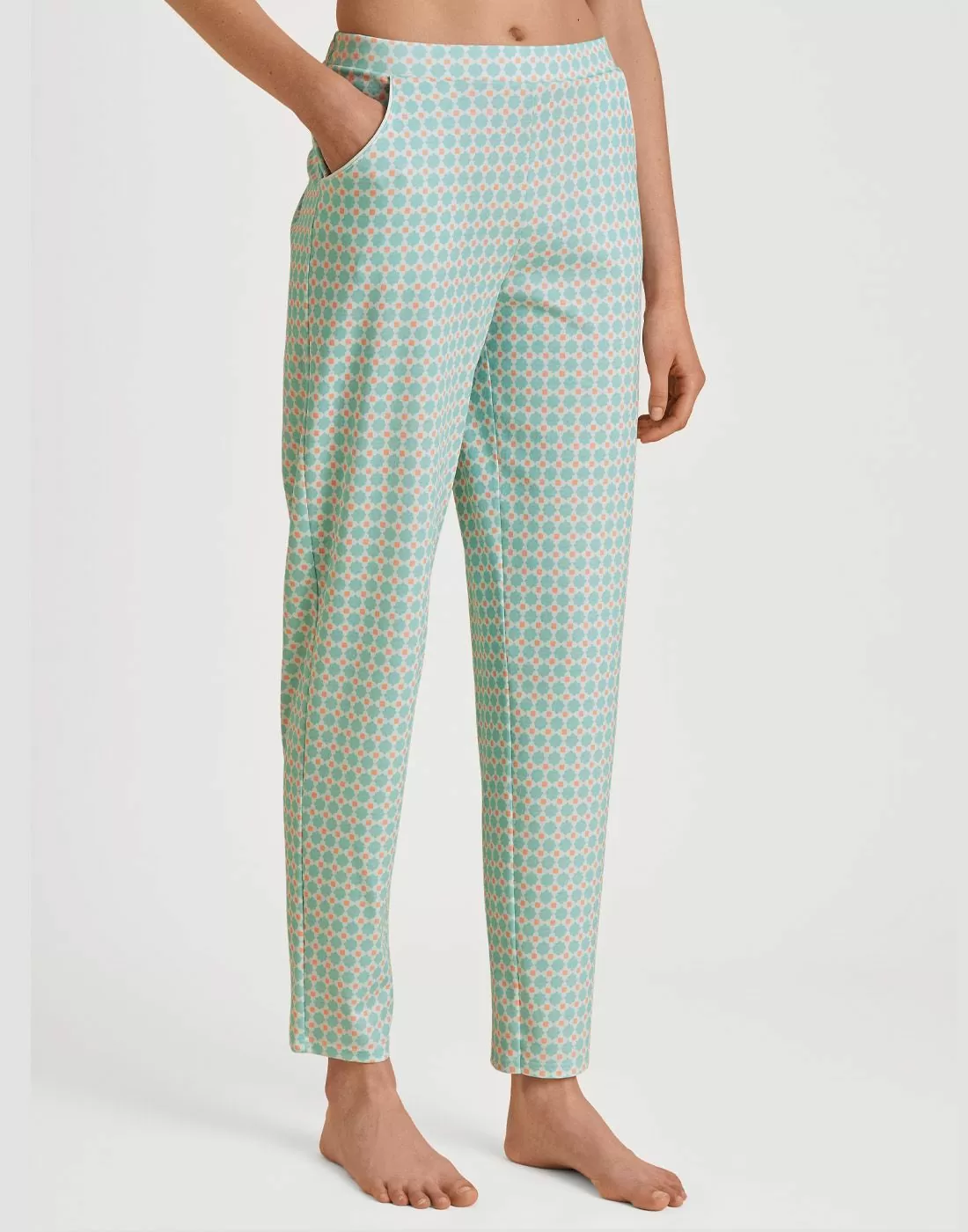 pysjbukse,bukse,kosebukse,nattøy,sleepwear,calida,grønn,bomull