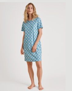 calida,nattkjole,kjole,nattøy,pysj,sleepwear,nightdress,nightgown,daylight,dreams,blå,niagara