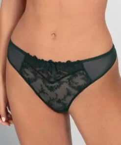 Empreinte, Louise, mørkegrønn, blonder, romantisk