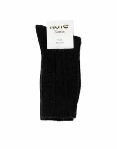 note cable sokk ull black