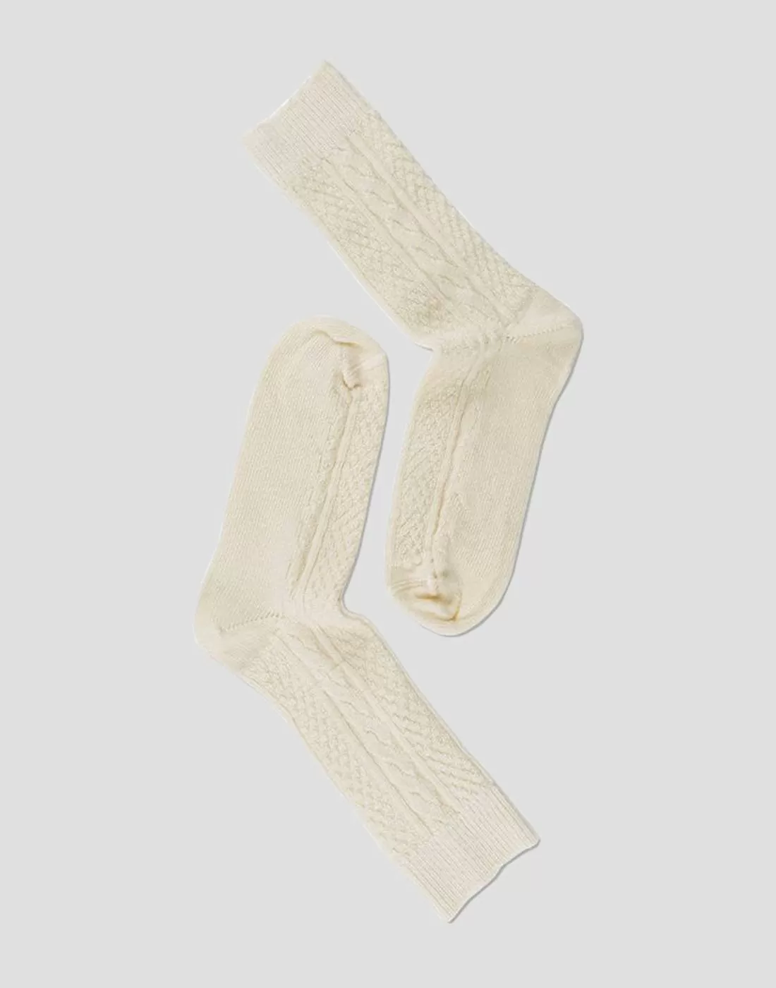 note cable sokk ull offwhite