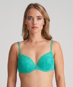 mariejo, melphia,BH,undertøy,lingerie,heartshape,grønn,turkis,bra