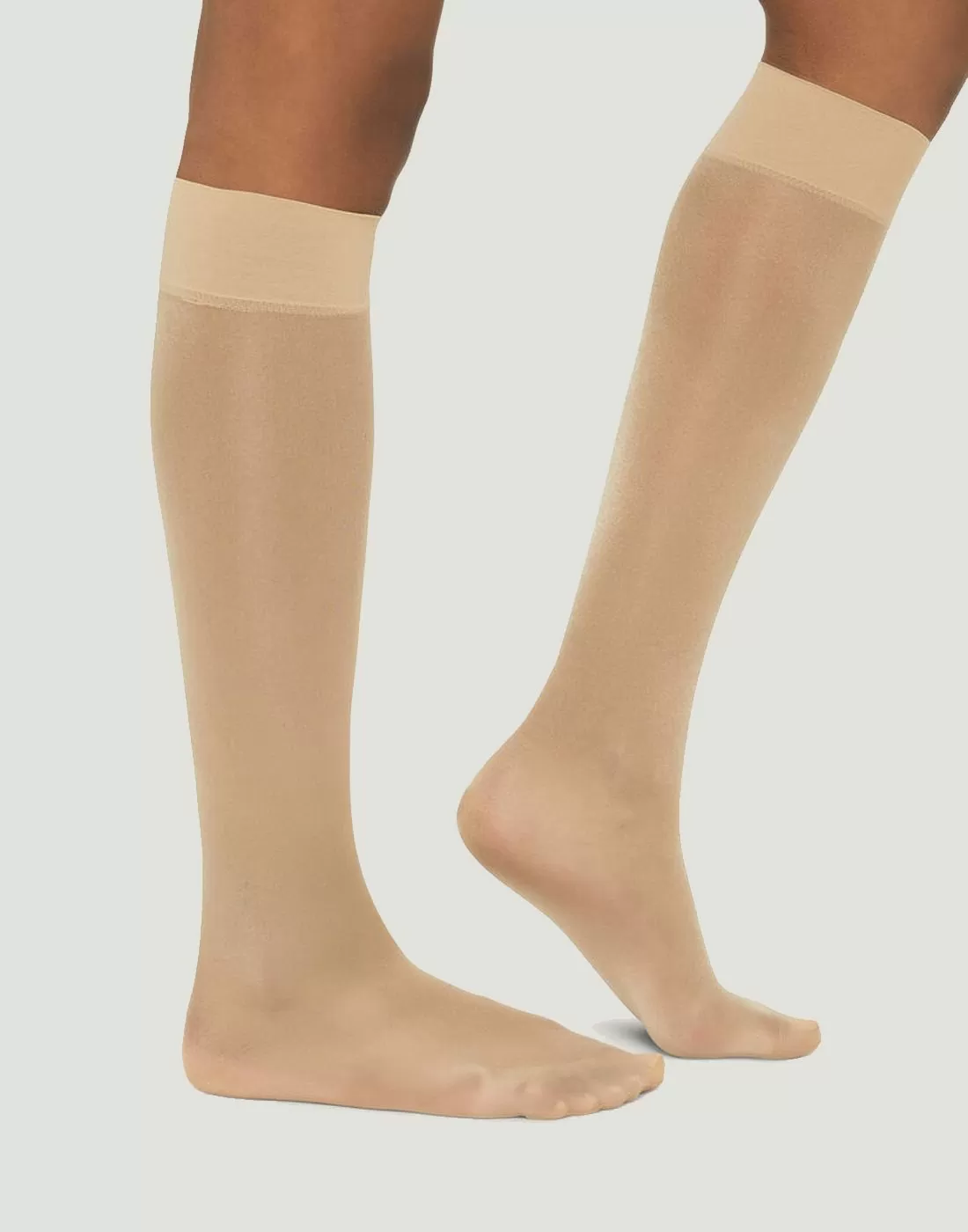 wolford satin touch 20 knestrømpe cosmetic beige