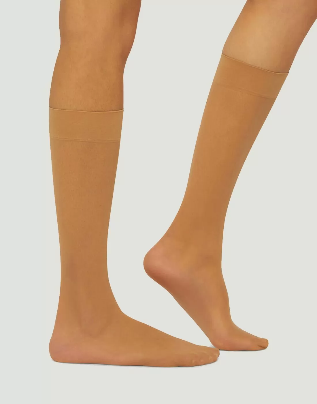 wolford individual 10 knestrømpe gobi beige