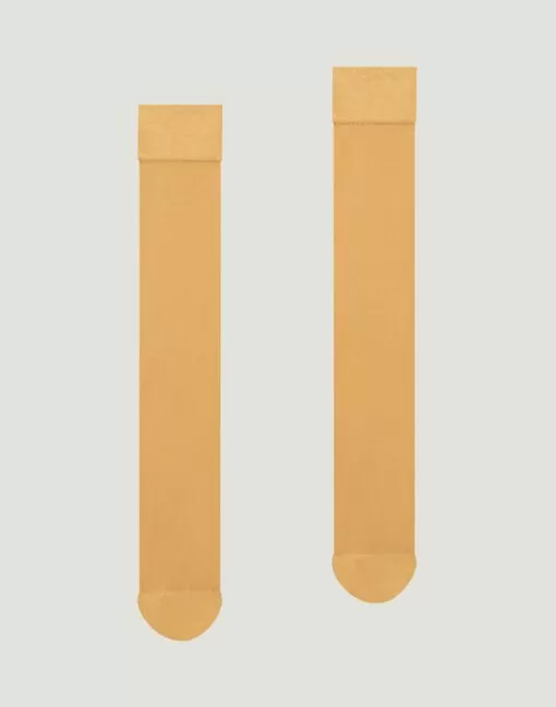 wolford individual 10 knestrømpe gobi beige