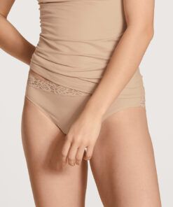 Calida Natural Comfort Lace - Truse, Rose Teint