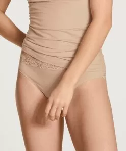 Calida Natural Comfort Lace - Truse, Rose Teint