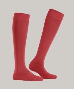 falke climawool ull knestrømpe scarlet rød