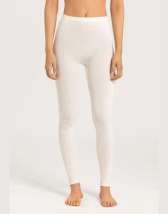hanro soolen silk leggings ullundertøy hvit
