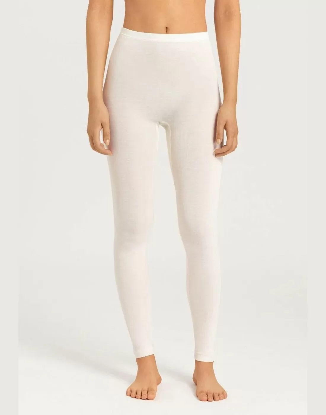 hanro soolen silk leggings ullundertøy hvit