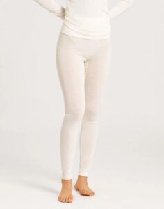 hanro soolen silk leggings ullundertøy hvit