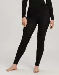 hanro woolen silk stillongs svart