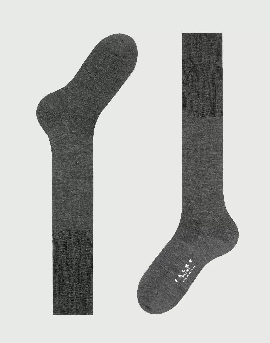 knestrømper herre falke ariport mørkegrå