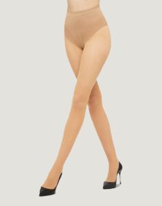 wolford tummy 20 control top strømpebukse gobi beige