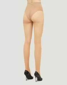 wolford tummy 20 control top strømpebukse gobi beige