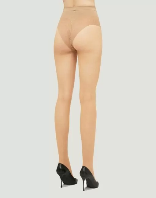 wolford tummy 20 control top strømpebukse gobi beige