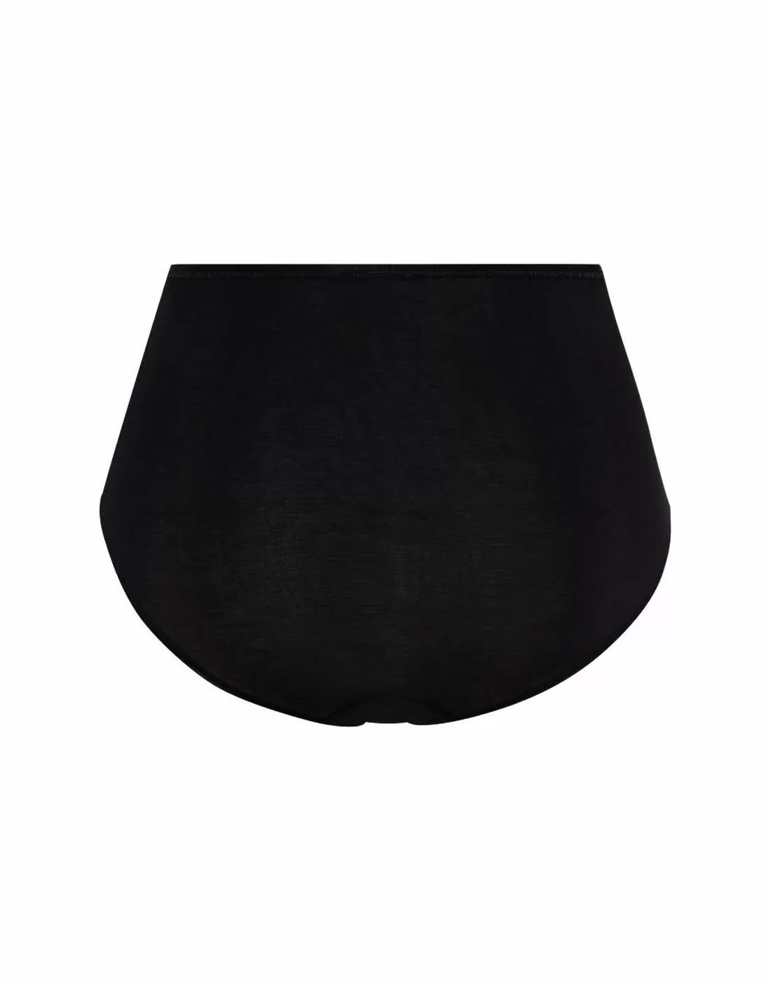 hanro cotton seamless høy truse svart