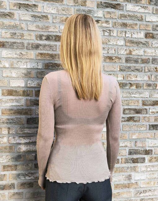 Oscalito Ull Silke Høyhalset Beige