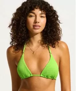 bikinitopp i grønn fra seafolly