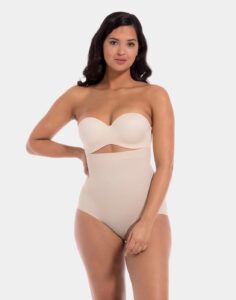 High Waist hold-in truse i beige