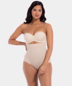 High Waist hold-in truse i beige